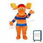 Striped Deer Mascot Adult Costume