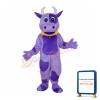 Purple Cow Mascot Adult Costume Free Shipping