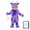 Purple Cow Mascot Adult Costume