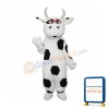 Big Black Dot Cow Mascot Adult Costume Free Shipping