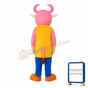 No.1 Cow Mascot Adult Costume