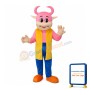 No.1 Cow Mascot Adult Costume