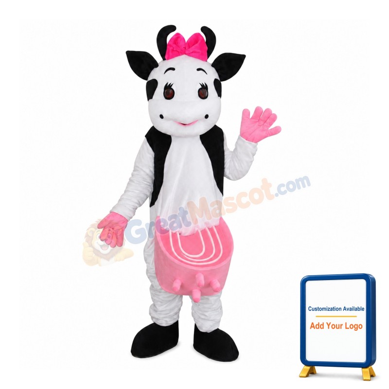 No.2 Cow Mascot Adult Costume