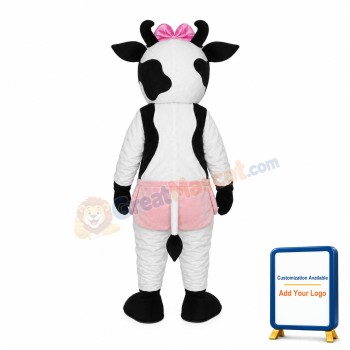 No.4 Cow Mascot Adult Costume