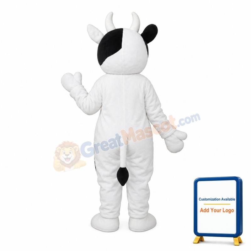 Odd Face Cow Mascot Adult Costume