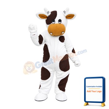 Cattle Black & White Mascot Costume Free Shipping