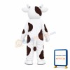 Cattle Black & White Mascot Costume