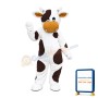 Cattle Black & White Mascot Costume Free Shipping