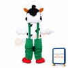 Green Cattle Mascot Costume