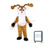Red Nose Deer Mascot Costume Adult Deer Costume