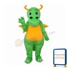Big Nose Green Dinosaur Mascot Adult Costume