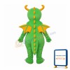 Big Nose Green Dinosaur Mascot Adult Costume