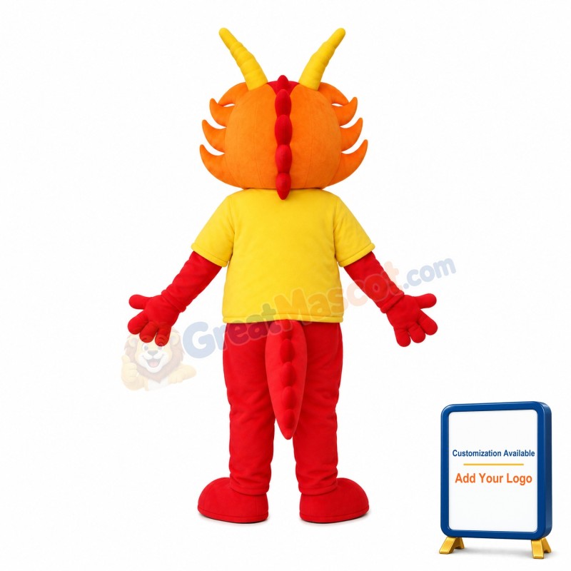 Dragons Man Mascot Adult Costume