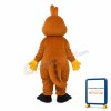 Golden Brown Dinosaur Mascot Adult Costume