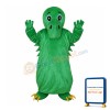 Green Chinese Dinosaur Adult Mascot Costume