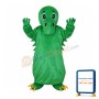 Green Chinese Dinosaur Adult Mascot Costume