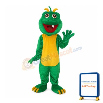 One Tooth Dinosaur Mascot Adult Costume