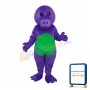 Purple Dinosaur Mascot Adult Costume