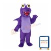 Purple Thorn Dragon Mascot Adult Costume