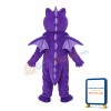 Purple Thorn Dragon Mascot Adult Costume