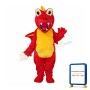 Red Thorn Dragon Mascot Adult Costume