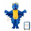 Revision Blue Dinosaur Mascot Adult Costume