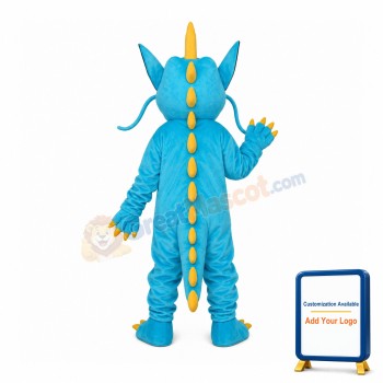Serrated Teeth Dragon Mascot Adult Costume