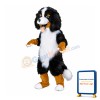 White & Black Sheep Dog Mascot Costume Free Shipping