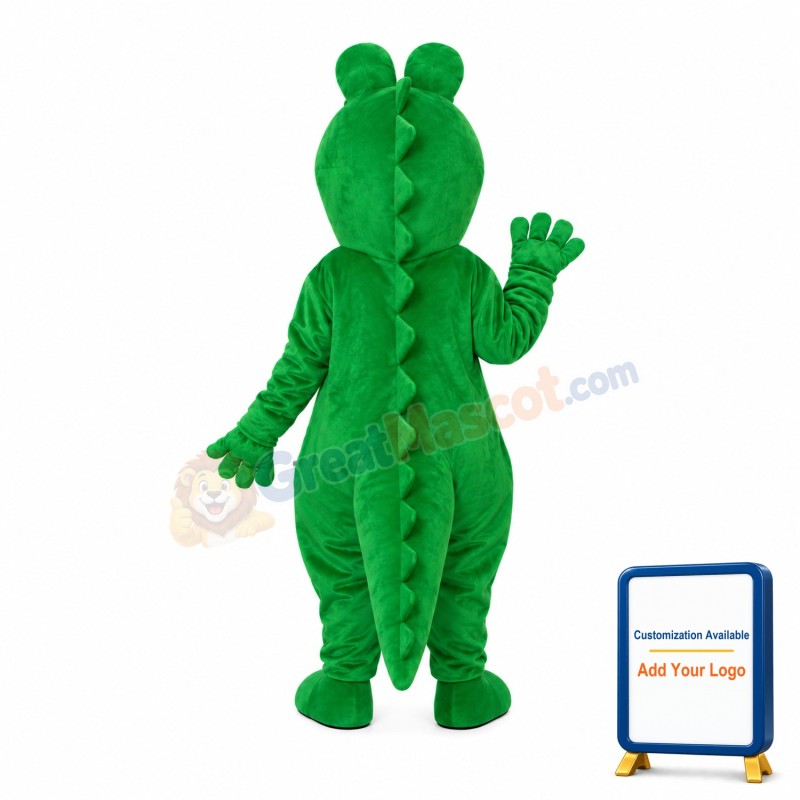 Open Mouth Crocodile Mascot Adult Costume