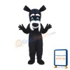 Black Dog Mascot Costume Cartoon Free Shipping