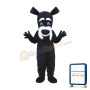 Black Dog Mascot Costume Cartoon Free Shipping