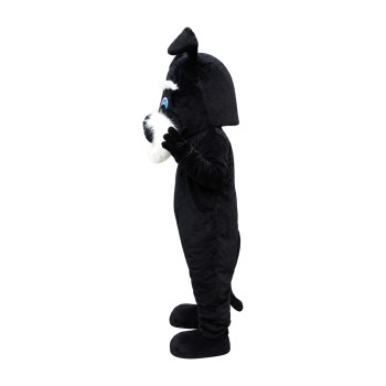 Black Dog Mascot Costume Cartoon Free Shipping