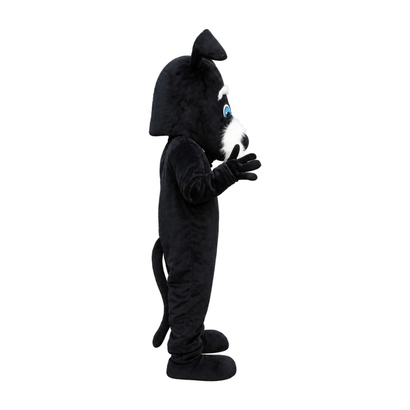 Black Dog Mascot Costume Cartoon Free Shipping
