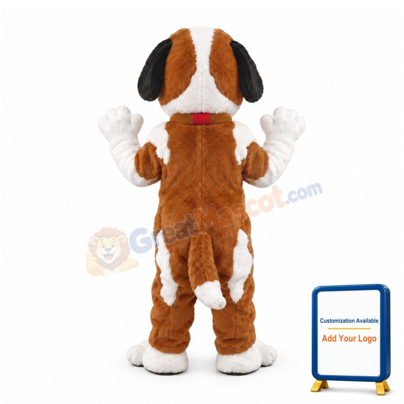 St. Bernard Dog Costume Mascot