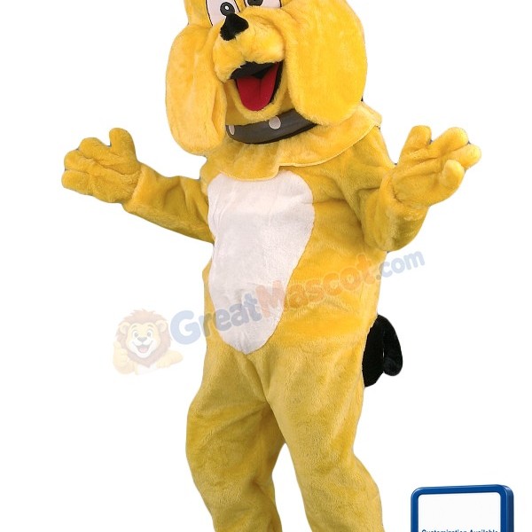 Cartoon Bulldog Costume Mascot