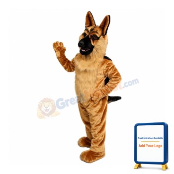 German Shepherd Mascot Costume