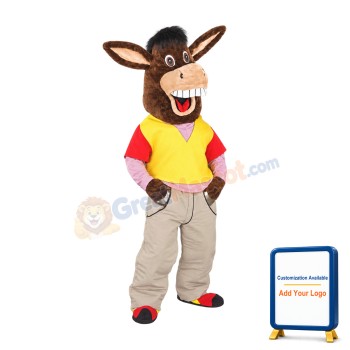Martin the Donkey Mascot Costume