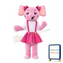 Pink Elephant Mascot Costume Cartoon Costum Free Shipping