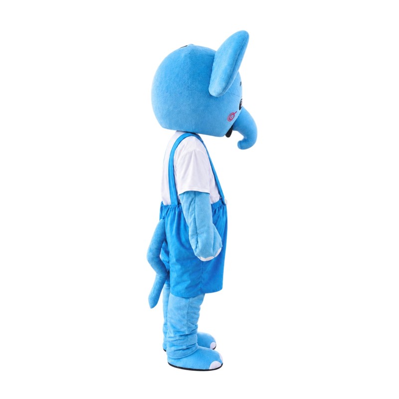 Blue Elephant Mascot Costume Cartoon Costum Free Shipping