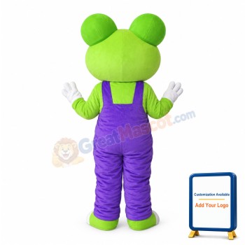 Cartoon Frog Mascot Costume