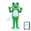 Green Frog Mascot Costume Free Shipping