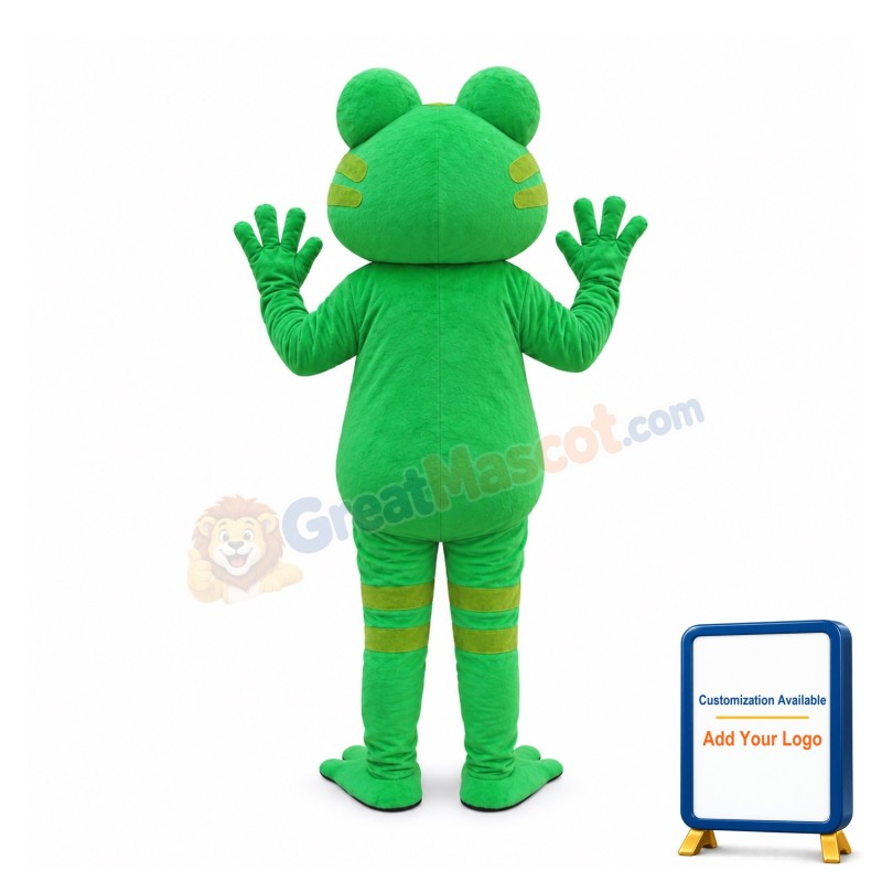 Green Frog Mascot Costume