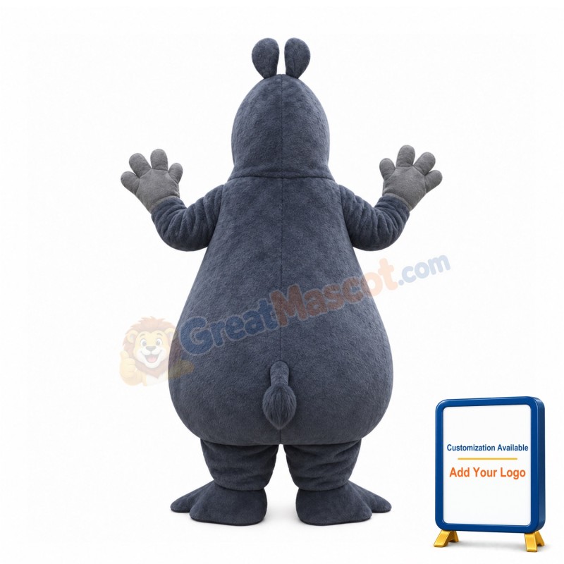 Cartoon Hippo Mascot Costume