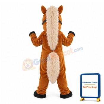 Stable Horse Mascot Costume - Plush