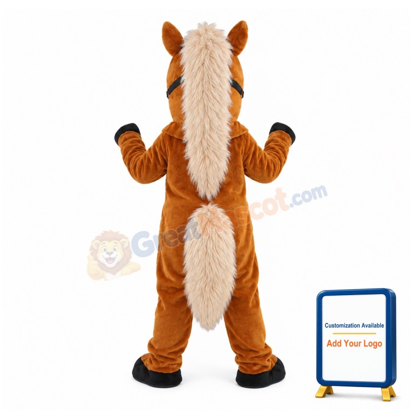Stable Horse Mascot Costume - Plush