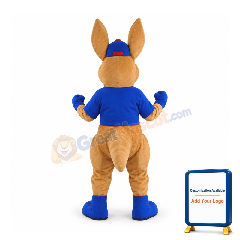 Boxing Kangaroo Mascot Costume