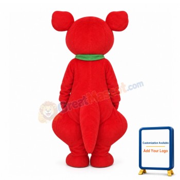 Red Kangaroo Mascot Costume
