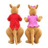 Red & Pink Kangaroo Mascot Costume Free Shipping