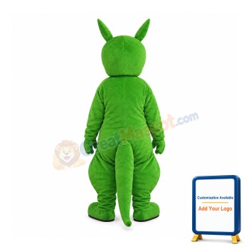 Green Kangaroo Mascot Costume