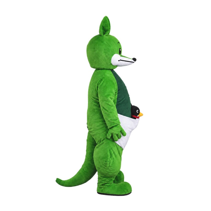 Green Kangaroo Mascot Costume Free Shipping